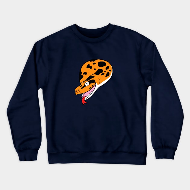 Happy Sand Boa Crewneck Sweatshirt by SNK Kreatures